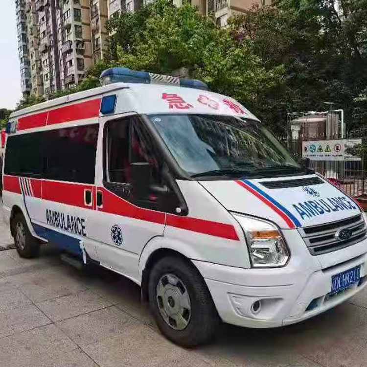 永济长途救护车护送病人返乡